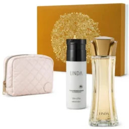 Kit Linda oBoticário Feminino (Desodorante Colônia oBoticário Linda 100 ml + Creme Hidratante Desodorante Corporal oBoticário Linda 200 ml + Necessaire Matelassê)