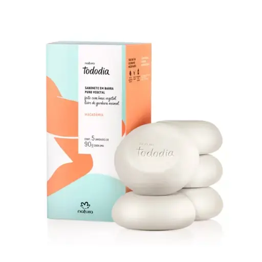 Sabonete em Barra Natura TodoDia Macadâmia 5x90g