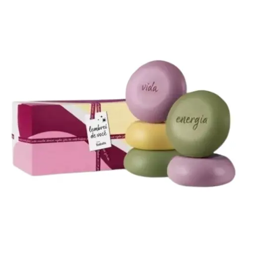 Natura Presente Tododia Sabonete em Barra Puro Vegetal Sortidos 5un 90g