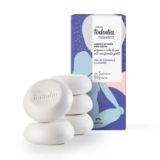 Natura Tododia Camomila e Lavanda Sabonetes 5×90 g