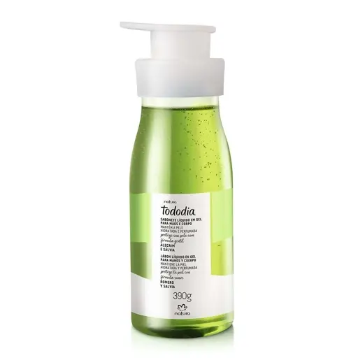 Sabonete Líquido em Gel Natura Tododia Alecrim e Sálvia 390g