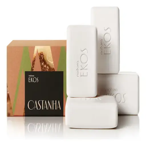 Natura Ekos Castanha Sabonete em Barra 4×100 g