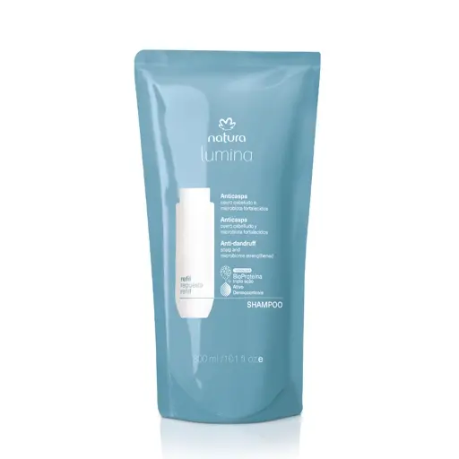Refil Shampoo Natura Lumina Anticaspa 300ml